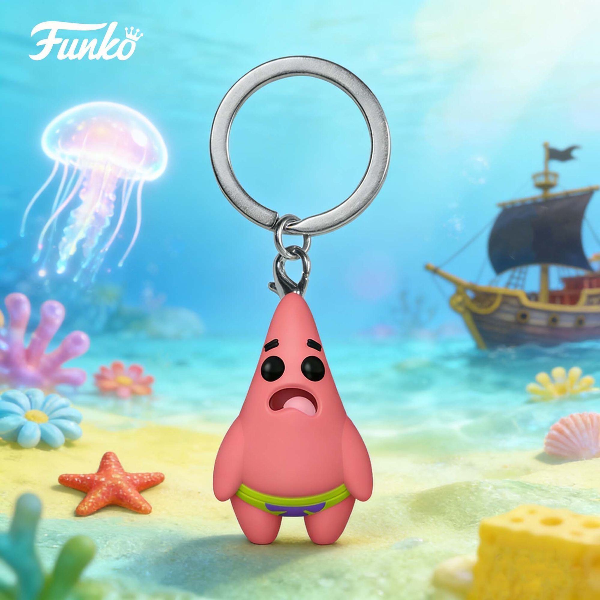 Коллекционный брелок Funkopop Patrick Wth Wedgie купить на Ozon по 