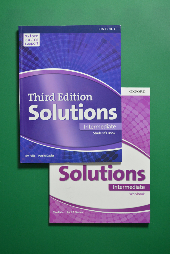 SOLUTIONS Intermediate, 3rd Edition. Комплект: Учебник + Рабочая ...