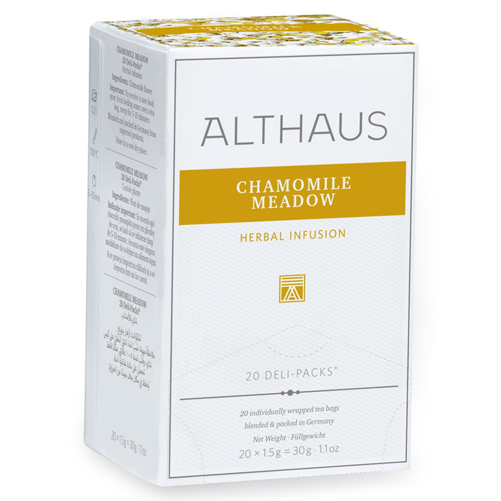 Напиток чайный Althaus Chamomile Meadow, в пакетиках 20х1,5г. #1