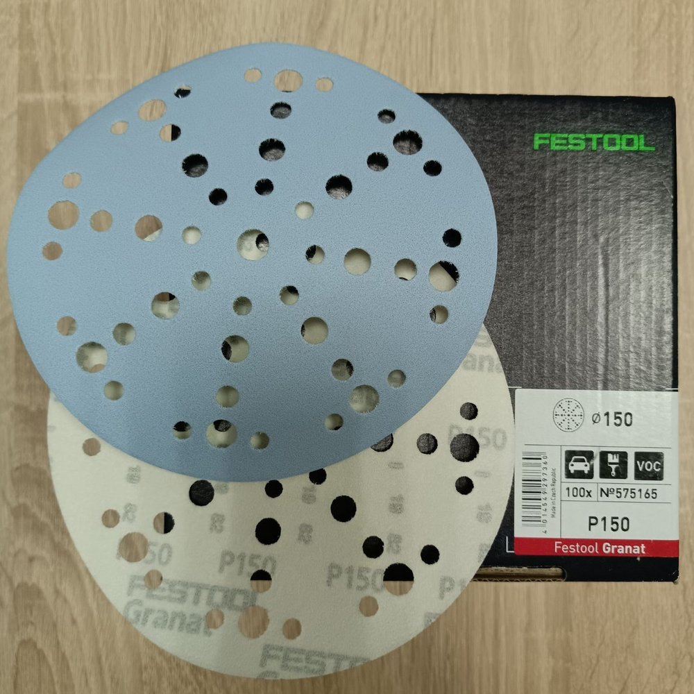 Шлифовальные круги FESTOOL STF D150/48 P150 GR/5 (фестул) 5 шт. 575165 #1