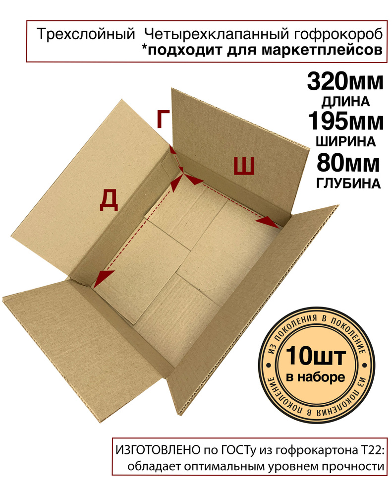 Трехслойный гофрокороб для упаковки и транспортировки  #1