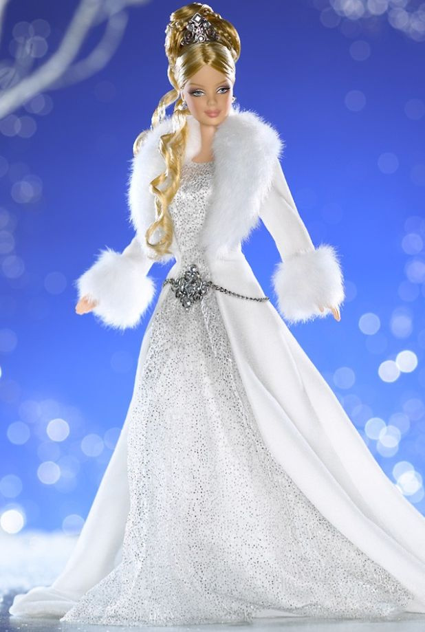 Кукла Barbie Holiday Visions Series: Winter Fantasy Doll 2003(зимние каникулы)Ограниченное коллекционное #1