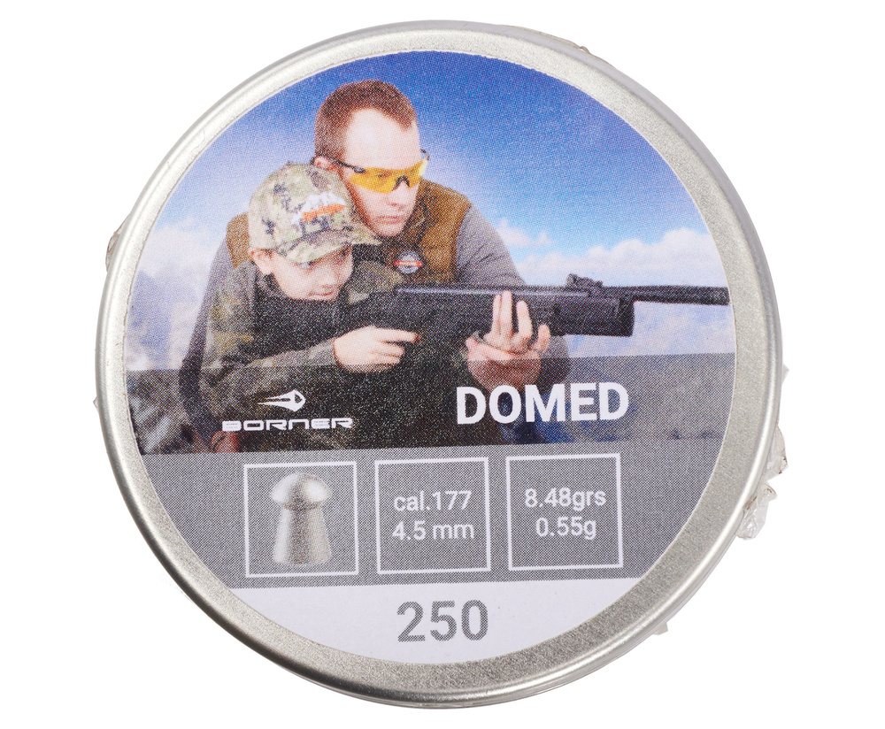 Пули пневматические Borner Domed 4.5 мм (250 шт, 0.55 грамм) #1