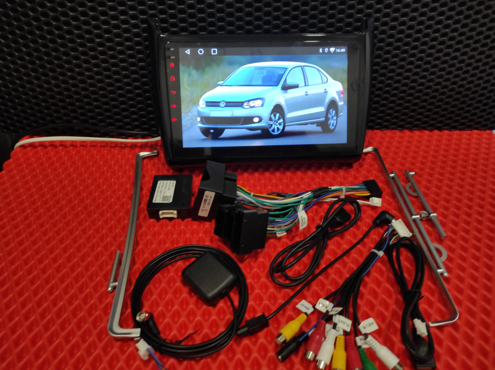 Магнитола фольксваген поло андроид 9 дюймов 4гб-64гб 8 ядер, GSM, DSP ...