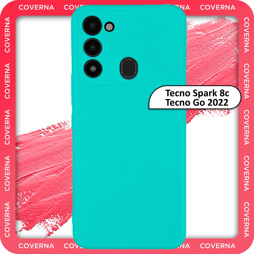 Чехол на Tecno Spark 8c, Go 2022 для Техно Спарк 8с, Го 2022, накладка с  однотонной матовой поверхностью Soft Touch - купить с доставкой по выгодным  ценам в интернет-магазине OZON (1417852230)