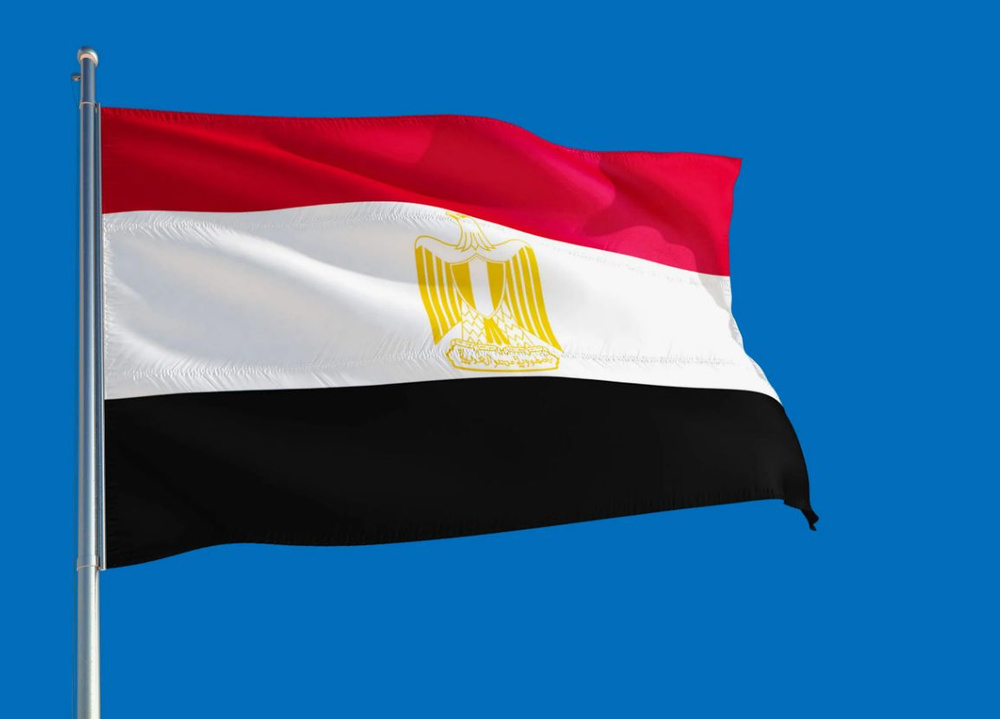 Флаг Египта 40х60 см с люверсами #1