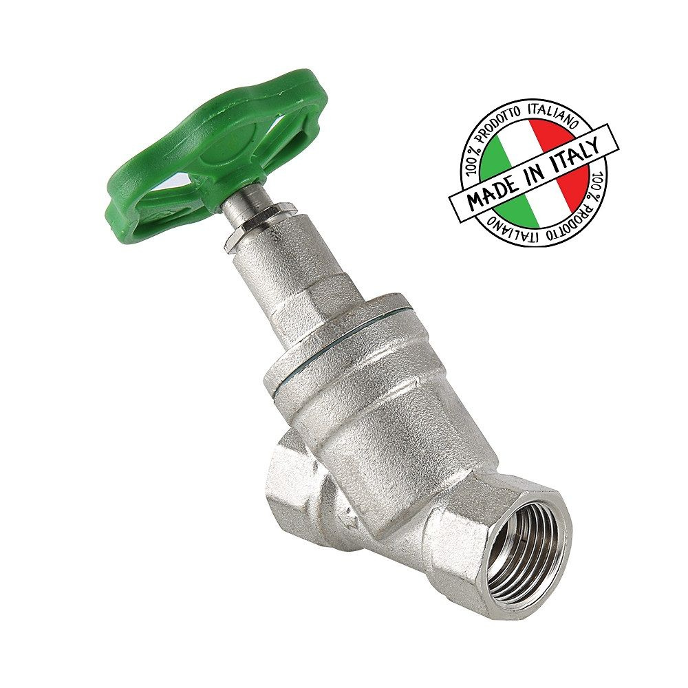 Клапан вентиль запорно-регулировочный прямоточный 1/2" ITALY VT.052.N.04  #1