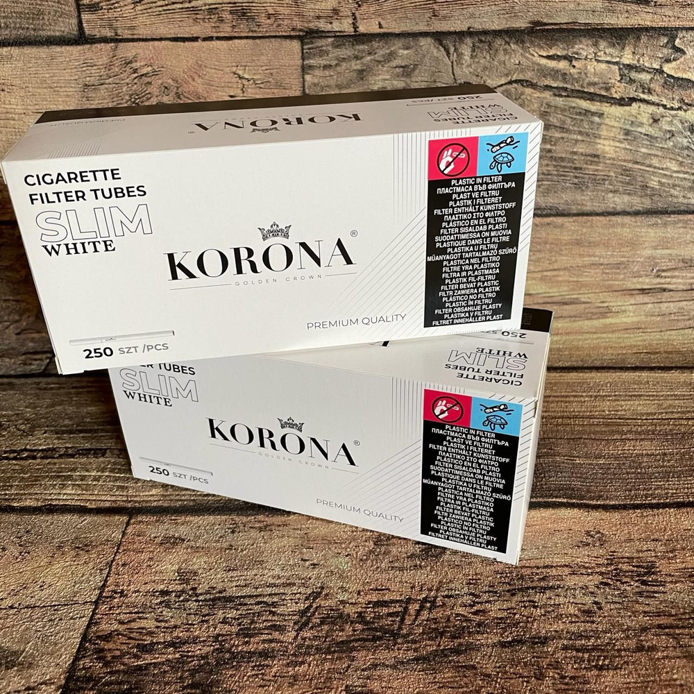 Гильзы для сигарет 500шт KORONA SLIM - купить с доставкой по выгодным ...