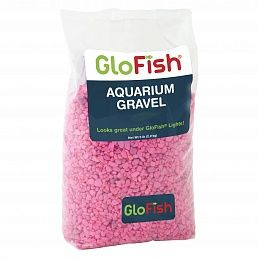 GloFish Гравий Розовый для аквариума, 2.26кг #1