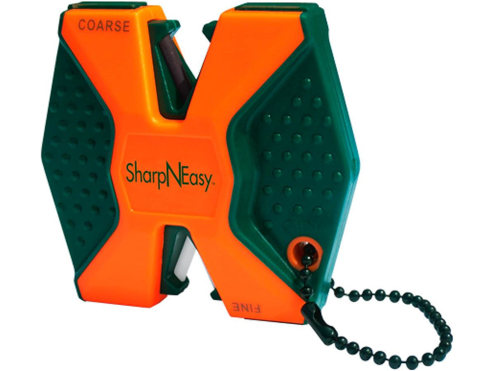 Точилка для ножей AccuSharp SharpNEasy 2-Step, керамические стержни, оранжевый/зелёный  #1