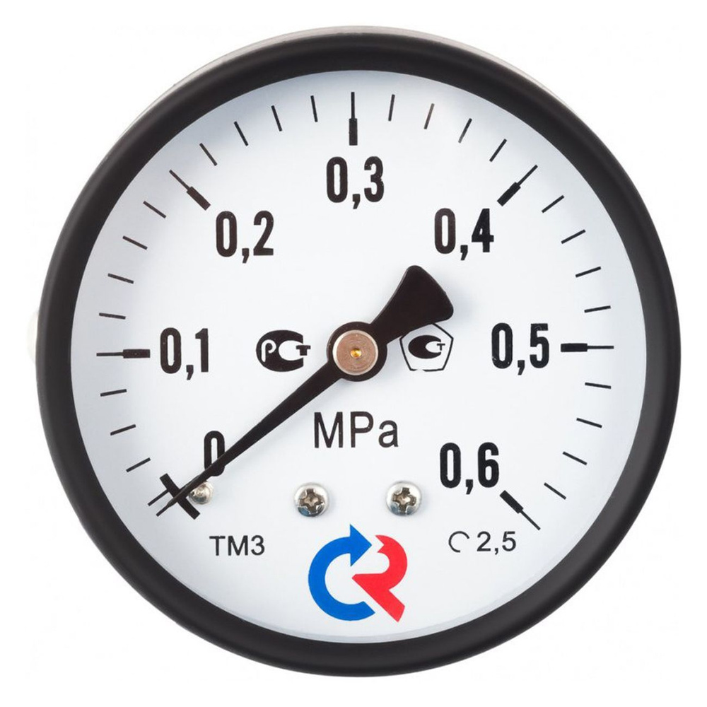Манометр аксиальный d 63 мм, подключение 1/4", 6 бар, ТМ-310 Т РОСМА  #1