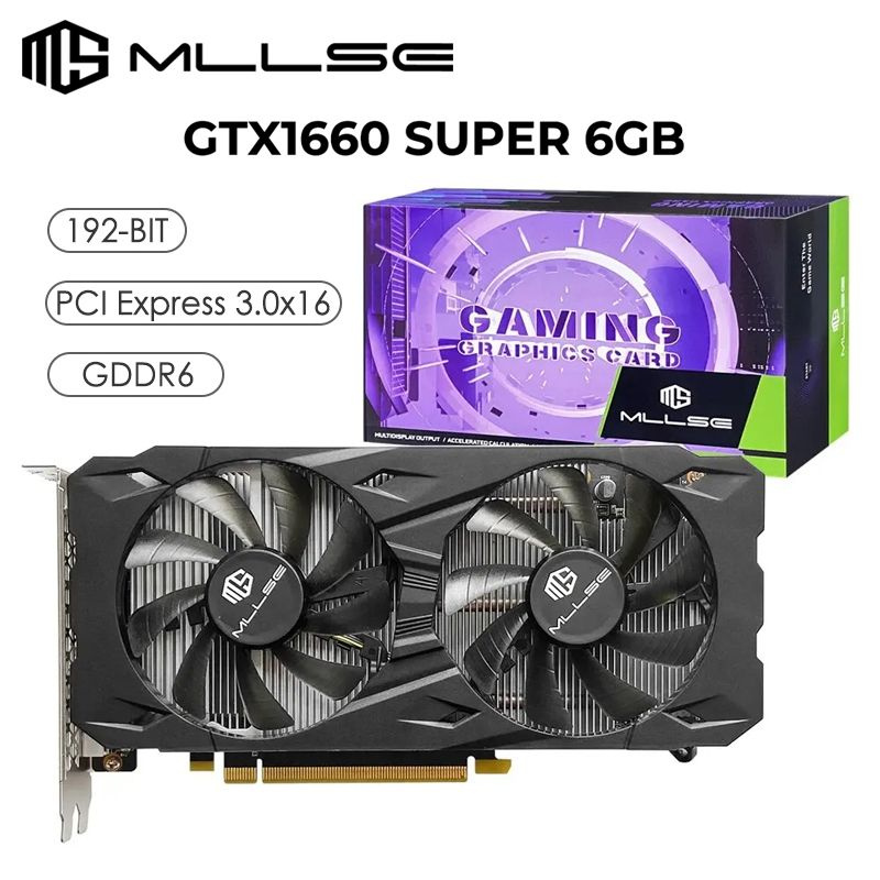 Видеокарта MLLSE GeForce GTX 1660 SUPER, 6 ГБ - купить по низким ценам ...