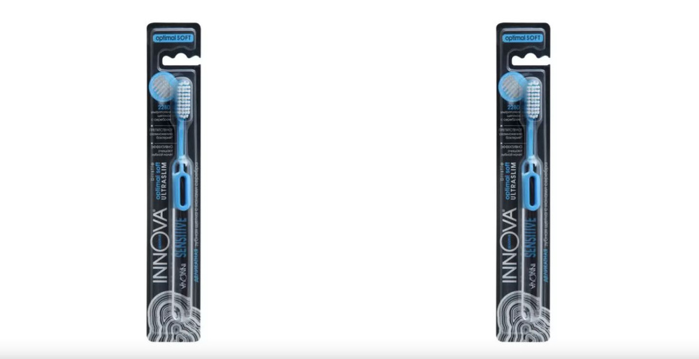 Innova Зубная щётка деликатная с ионами серебра, 2 шт - купить с ...