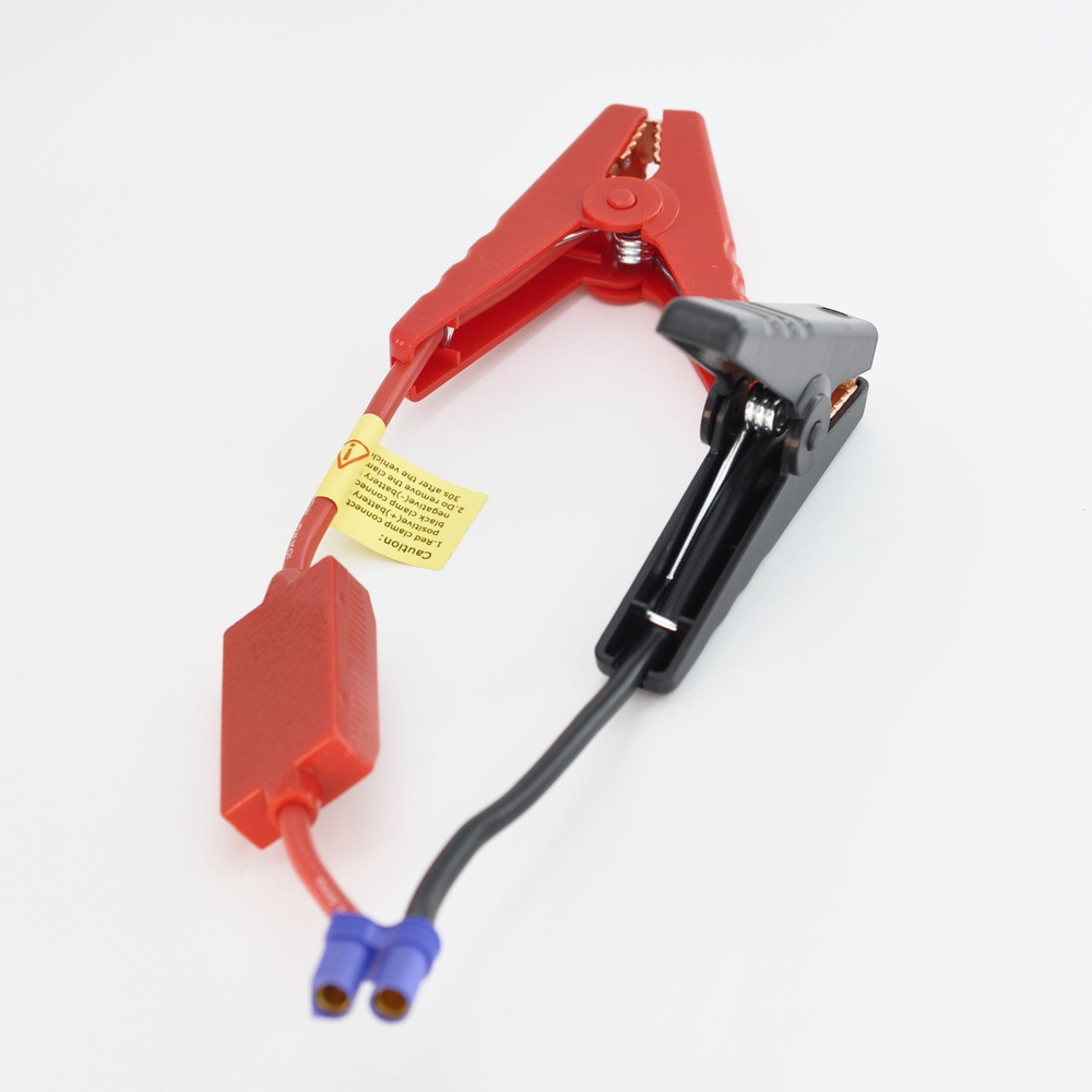 Кабель с зажимами тип крокодил и с разъемом EC5 для пуско-зарядного ...