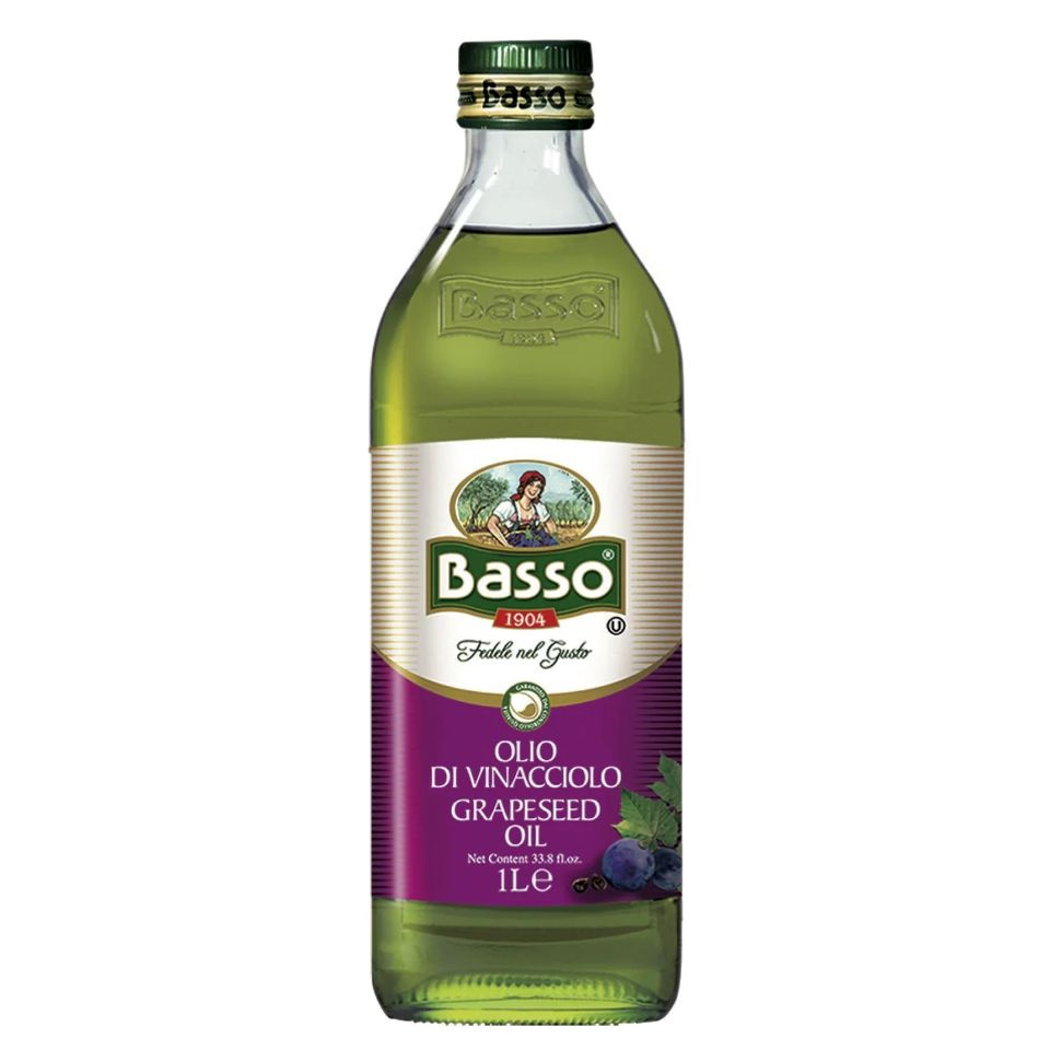 Масло виноградной косточки Basso рафинированное 1000 мл - купить с ...