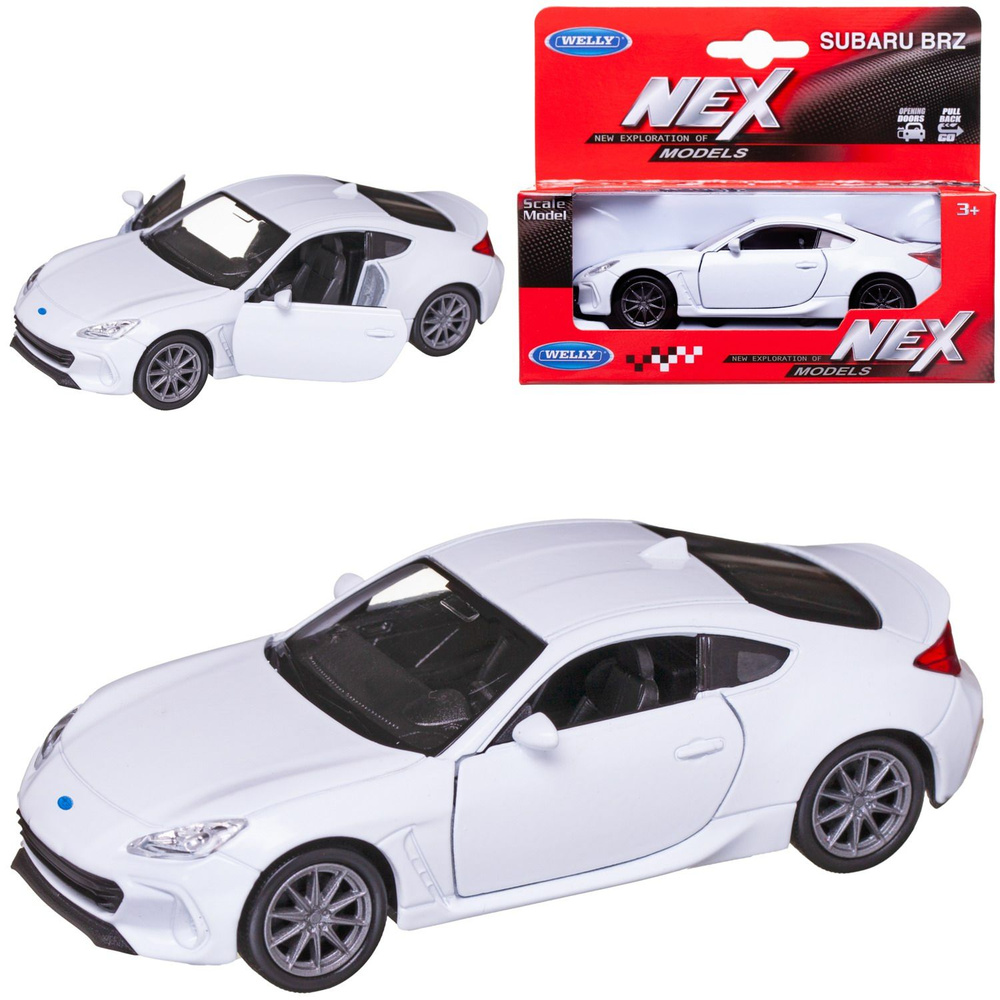 Машинка Welly 1:38 SUBARU BRZ белая - купить с доставкой по выгодным ...