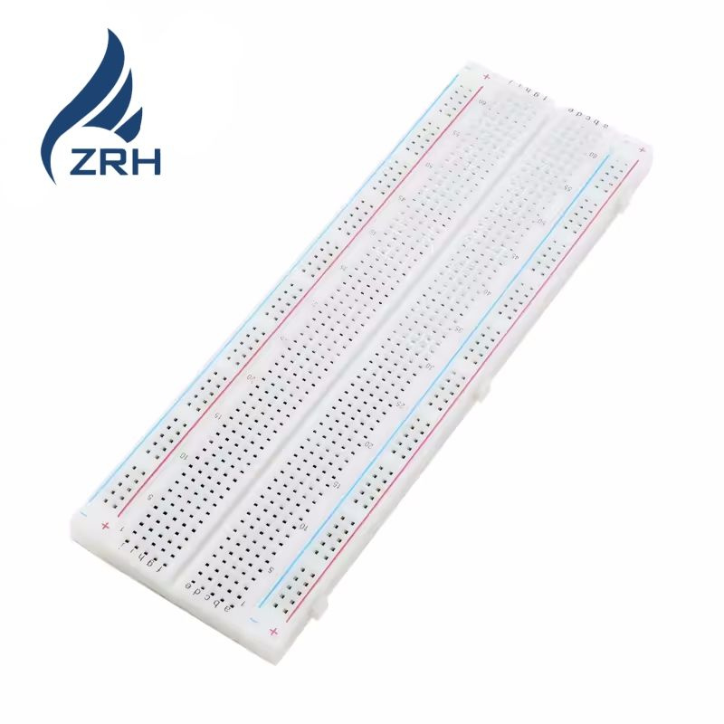 Макетная плата MB-102 с 830 отверстиями для красных и синих проводов ...