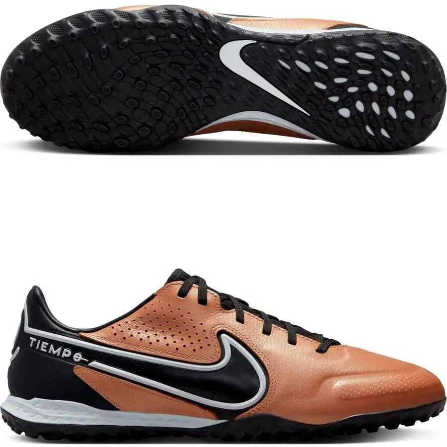 Сороконожки для футбола Nike, 45, черный, бронзовый - купить по ...