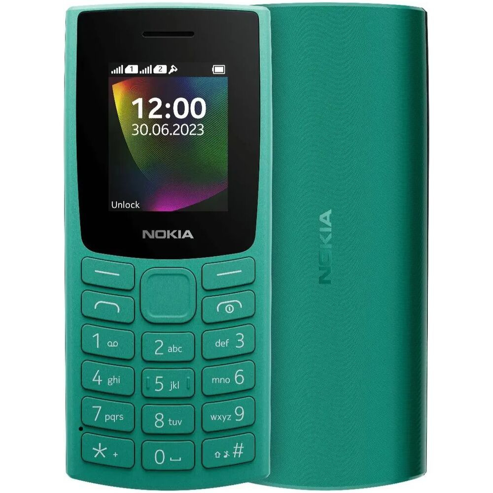 Мобильный телефон Nokia 106 Dual Sim (TA-1564), зеленый - купить по  выгодной цене в интернет-магазине OZON (1539312892)