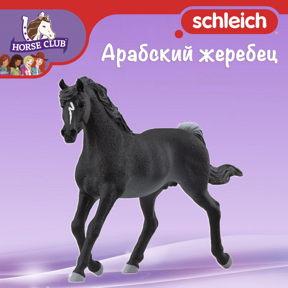 Фигурка "Арабский жеребец" Schleich Horse Club/ для детей от 5 лет/ Шляйх 13981  #1