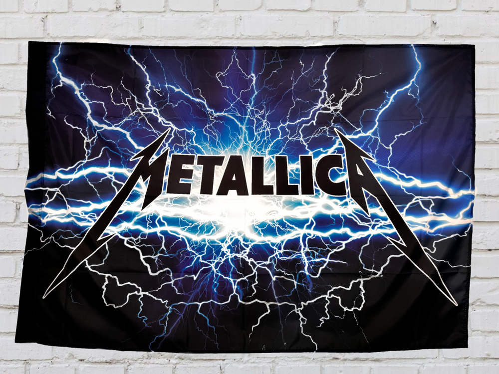 Плакат постер флаг Metallica #1