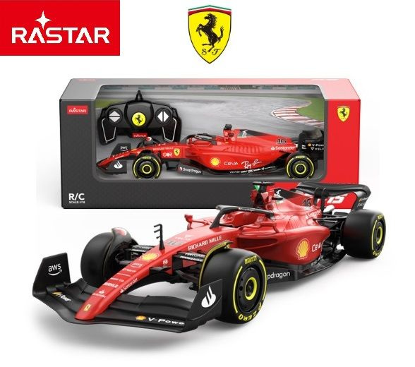 Радиоуправляемая модель болида Формулы-1. RASTAR. Феррари "Ferrari" F1-75 № 16 Шарль Леклер. (Масштаб #1