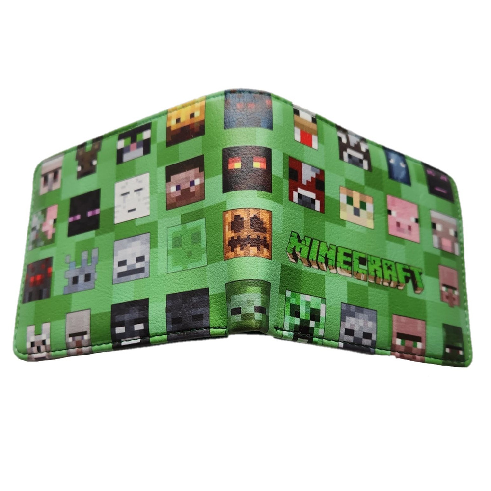 Кошелек AnimaKids герои Minecraft, Майнкрафт Крипер - купить с ...