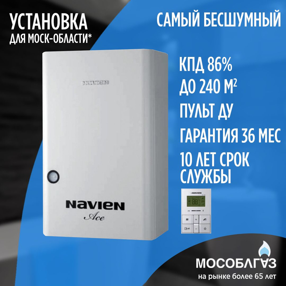 Газовый настенный котел Navien ATMO-24AN (Двухконтурный) - 24кВт