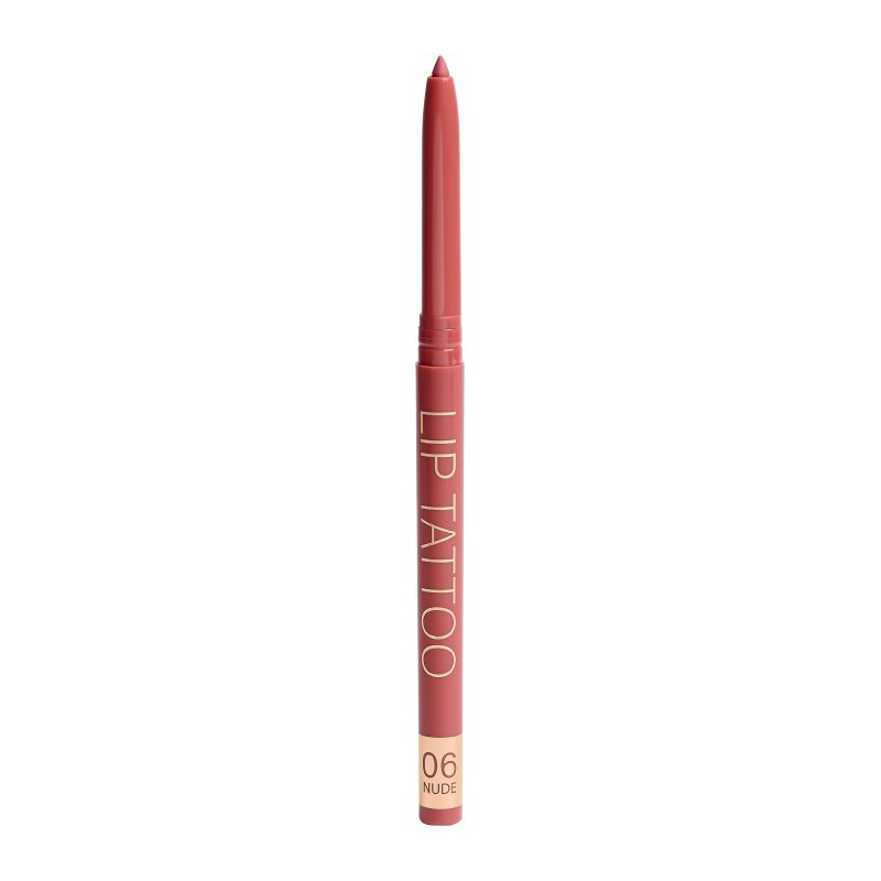 Stellary Автоматический карандаш для губ темно-бежевый, ровный четкий контур, насыщенный стойкий цвет #1