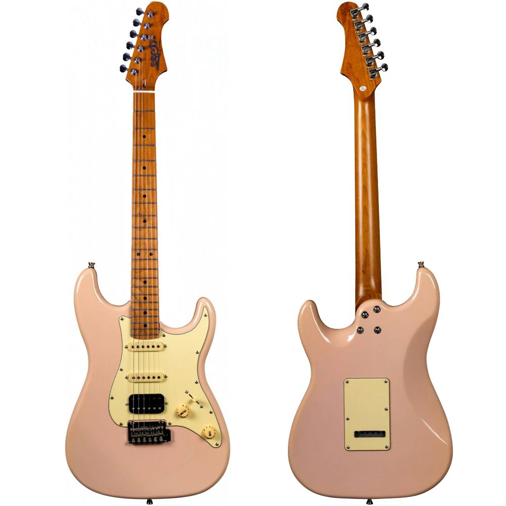 Электрогитара JET JS-400 PK, Stratocaster, цвет розовый, накладка печеный  клён - купить с доставкой по выгодным ценам в интернет-магазине OZON  (1512288615)