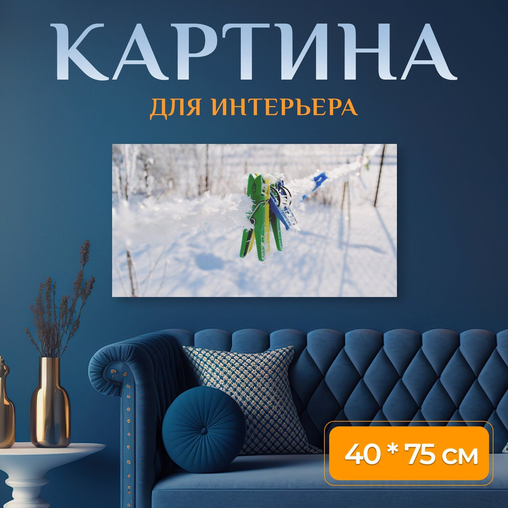 LotsPrints Картина "Город, архитектуры, клипы 49" 40x75 см #1