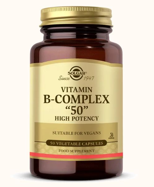 Solgar B-Complex '50', Солгар, В-комплекс, б комплекс, 50 капсул ...