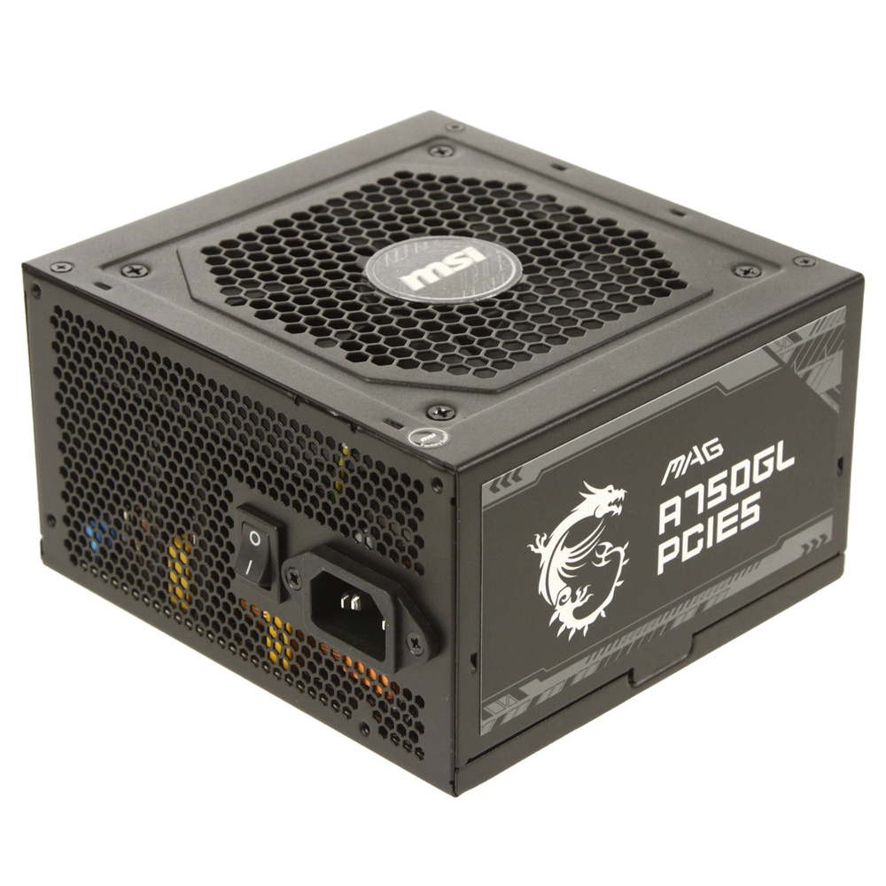 MSI Блок питания компьютера MAG A750GL PCIE5, 750 Вт (MAG A750GL PCIE5 ...