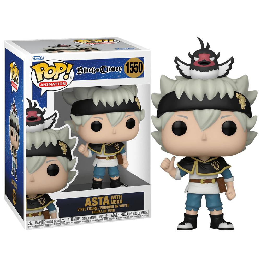 Фигурка Funko Pop! Black Clover: Asta with Nero (Фанко Поп Аста с Неро ...
