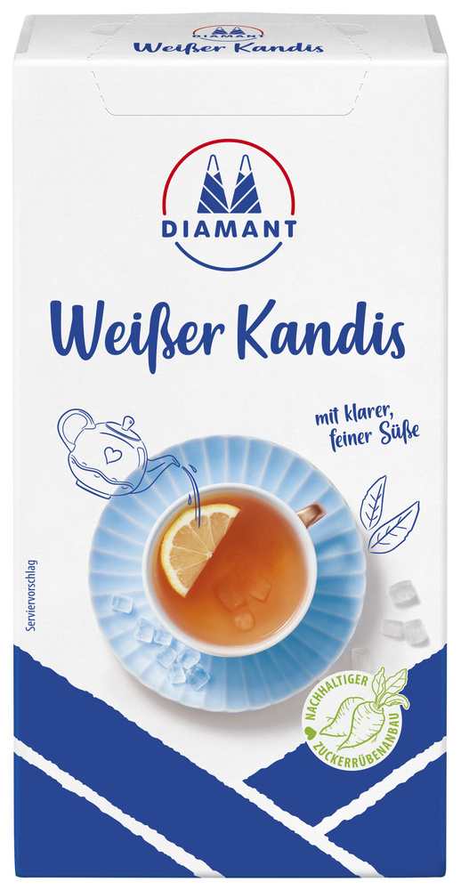 Diamant Сахар Тростниковый, Белый Леденцовый 600г. 1шт. - купить с ...
