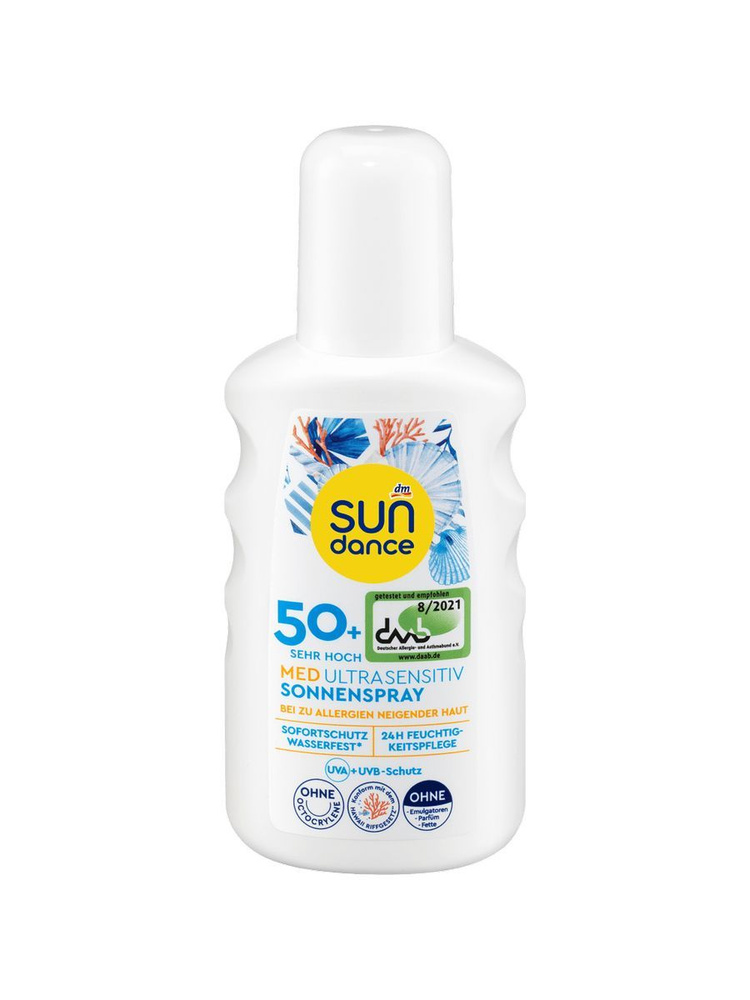 Средство солнцезащитное SUNDANCE Sonnenspray MED ultra sensitiv, LSF 50+ #1