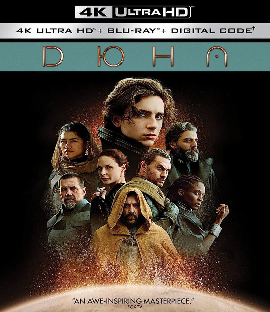 Дюна 4K Ultra HD Blu-ray(блю рей 4к) 6 наград Оскар 2021 - купить с ...