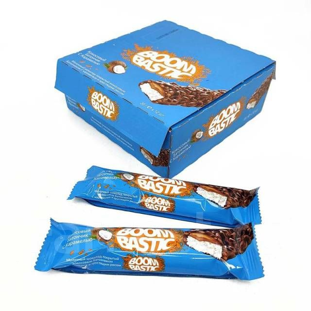 Батончик в шоколаде с кокосом и карамелью 35гр*12шт - купить с ...