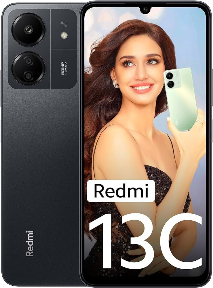 Xiaomi Смартфон Redmi 13C NFC RU, 2 nano SIM Ростест (EAC) 4/128 ГБ, черный #1
