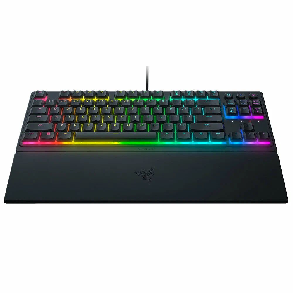 Razer Игровая клавиатура проводная Ornata V3 Tenkeyless - Russian Layout, Русская раскладка, черный  #1