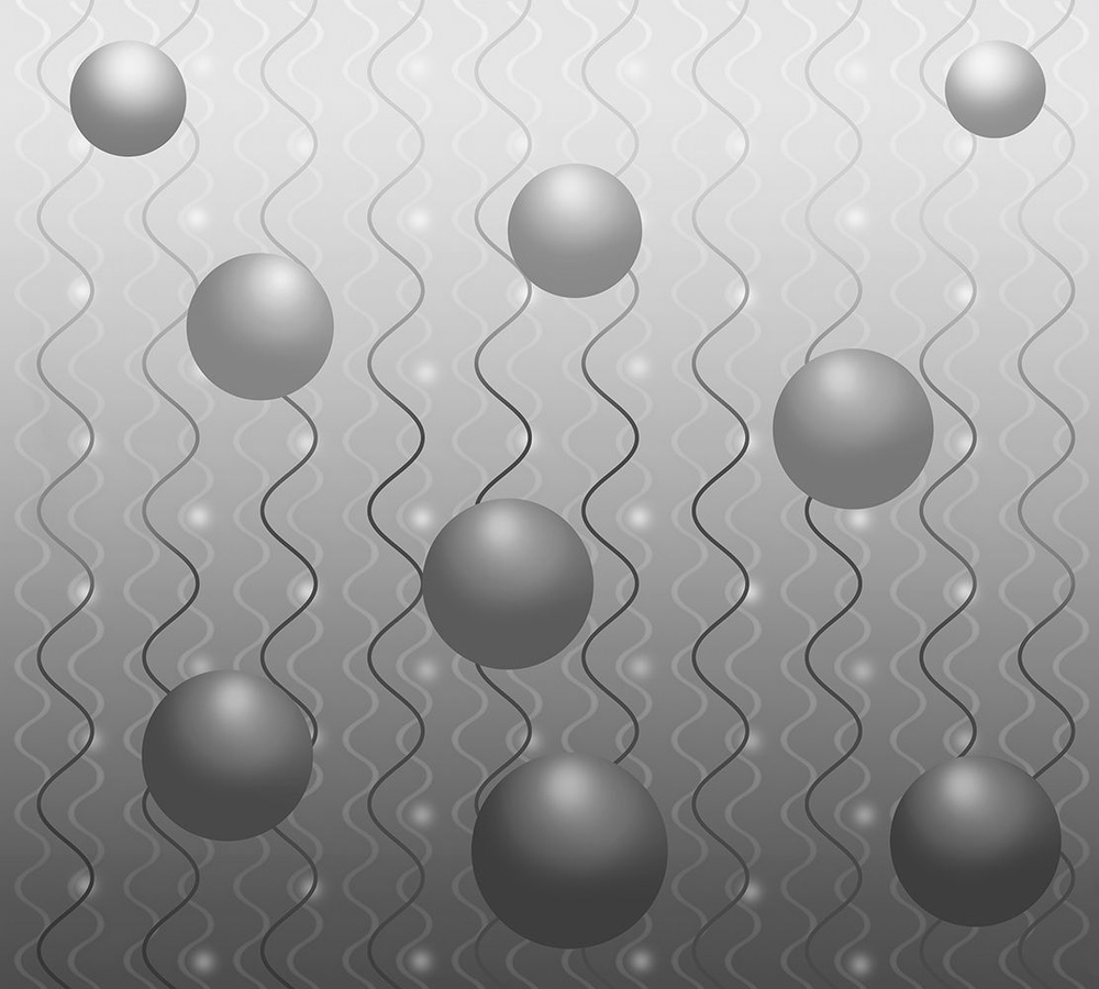 Фотообои на стену флизелиновые Серые шары 3D 5016-D-N3 300х270см  #1