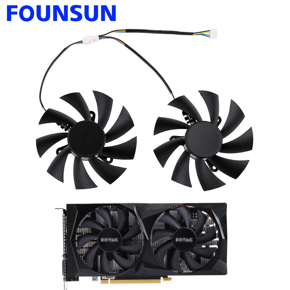 GA92S2H,87-MM,охлаждение для Zotac RTX 2060 2060 SUPER Destroyer HA/HB ...