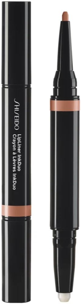 Помада и подводка для губ с бальзамом Shiseido LipLiner InkDuo Оттенок: 02 Beige  #1