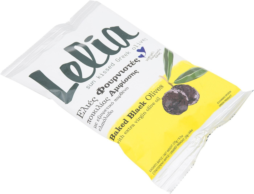 Оливки Lelia Фурнистес сушеные с косточкой в оливковом масле 275г  #1