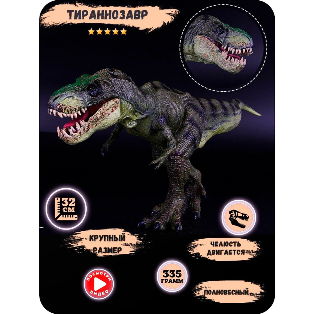 Тираннозавр большая фигурка Jurassic - купить с доставкой по выгодным ...