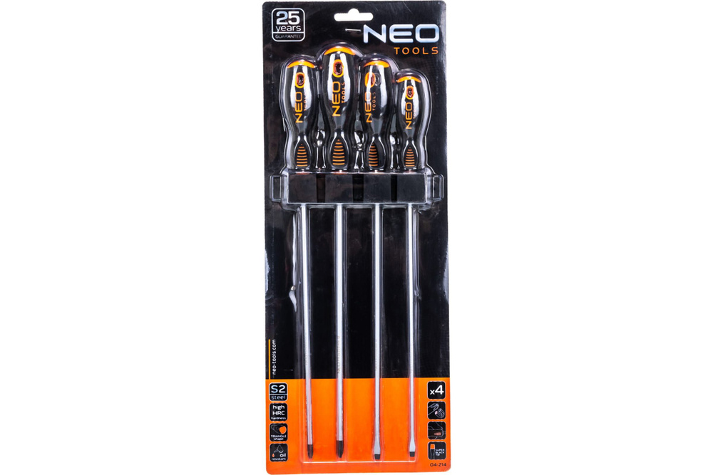 Набор отверток NEO Tools 250 мм 4 шт. 04-214 #1