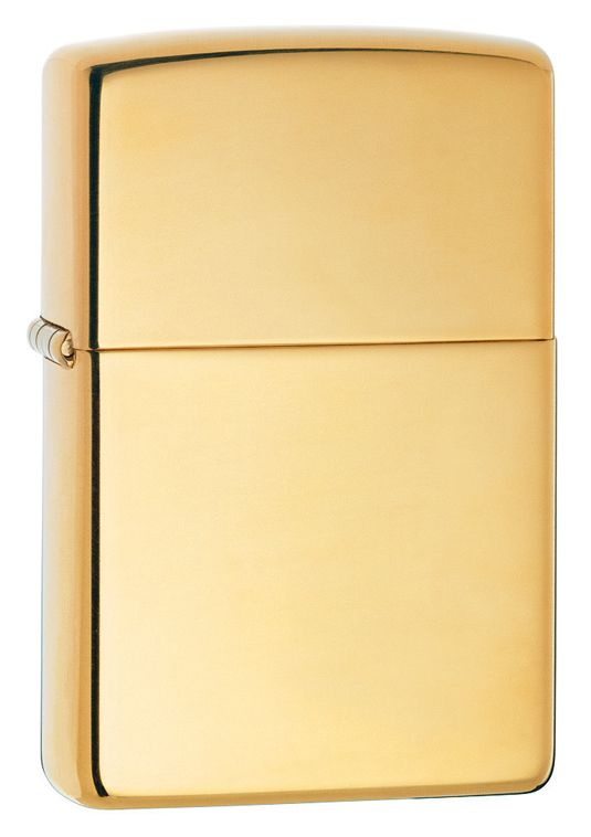 Зажигалка бензиновая Zippo 254b High Polish Brass #1