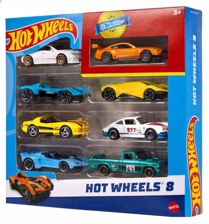 Hot Wheels Volkswagen ミニカーセット Игрушечный транспорт Hot Wheels - Подарочный набор из 8 машинок