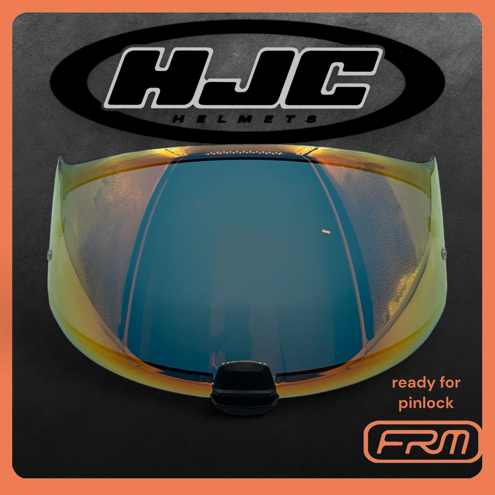 Визор для шлема HJC HJ-20M IS-17 C70 FG-17 FG-ST красно-золотой #1