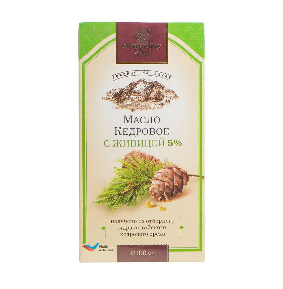 Масло Алтай-Селигор кедровое с живицей 100 мл, Россия - купить с ...